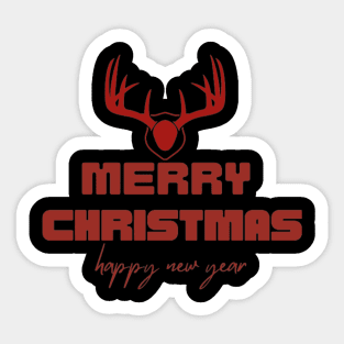 merry christmas ya filthy animal Sticker